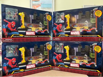 Marvel Spider-Man Swing & Launch Playset. New Unopened. 4-Available!