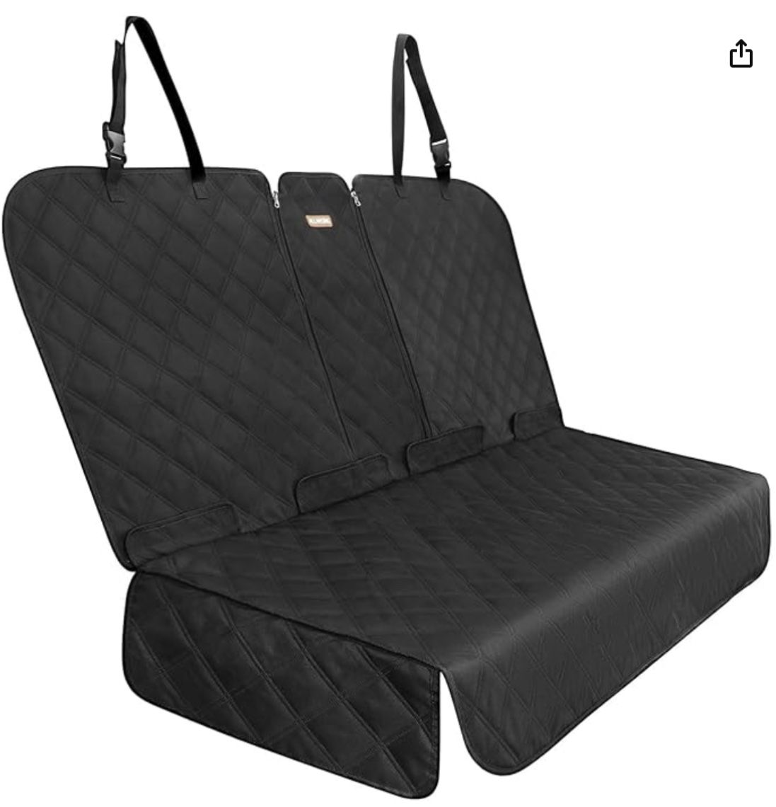 Back Seat Protector/ Cover. 60/40 Split Bench for Cars,Trucks,SUVs. Waterproof Easy Cleanup, machine washable. Great for Messy Kids and Shedding Dogs