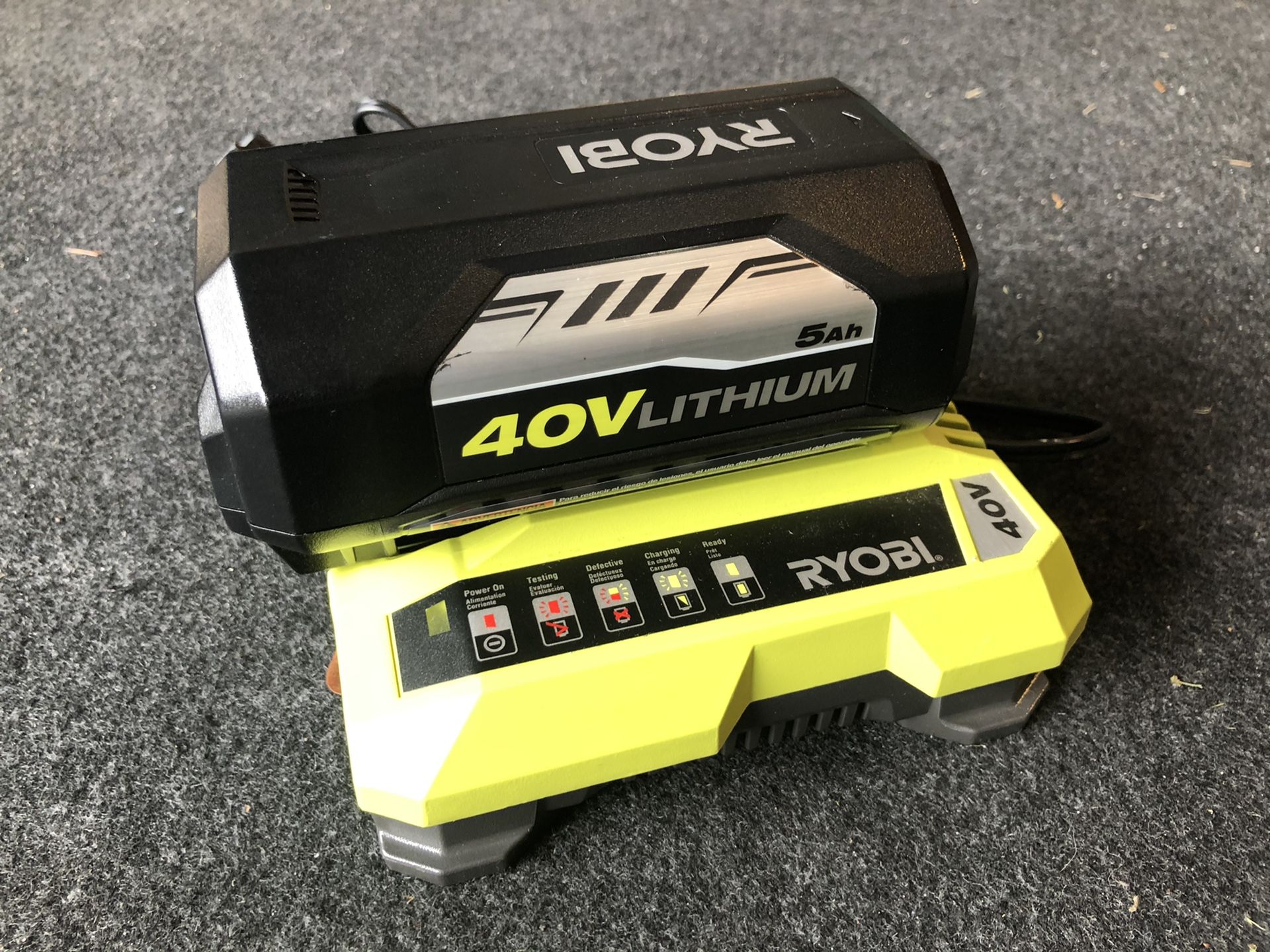 Ryobi RY40109 40V LithiumIon Cordless Battery Walk Behind Push Lawn
