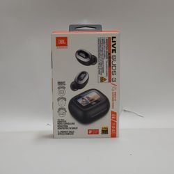 New JBL Live Buds 3 True Wireless Noise Cancelling Earbuds Black JBLLIVEBUDS3BLKAM