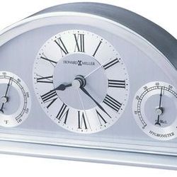 Howard Miller Weatherton Quartz Desk Alarm Clock 645583 (Brand New)