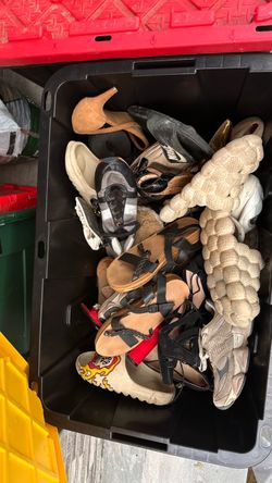 Mixed Lot of Used Women's Shoes