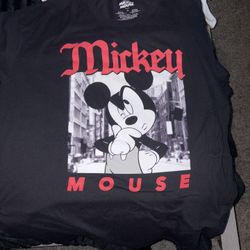 Black Mickey Mouse  House T-Shirt