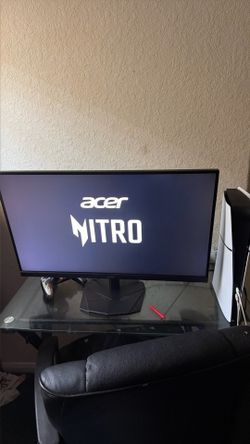 PlayStation 5 with monitor