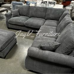 New Dark Gray Sectional 