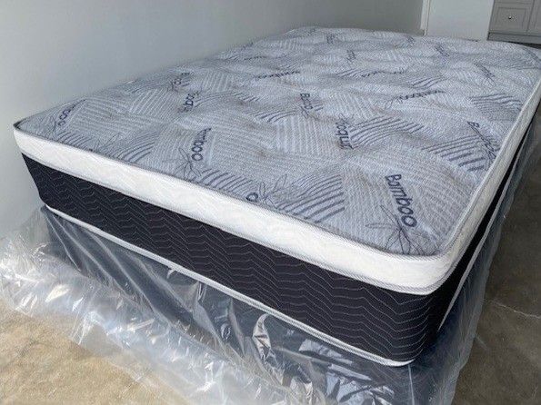 Full Euro Bamboo Orthopedic Mattresses!!