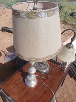 Cute silver decorative lamp