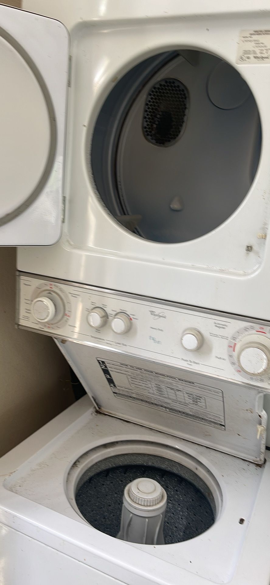 Standing Washer And Dryer 