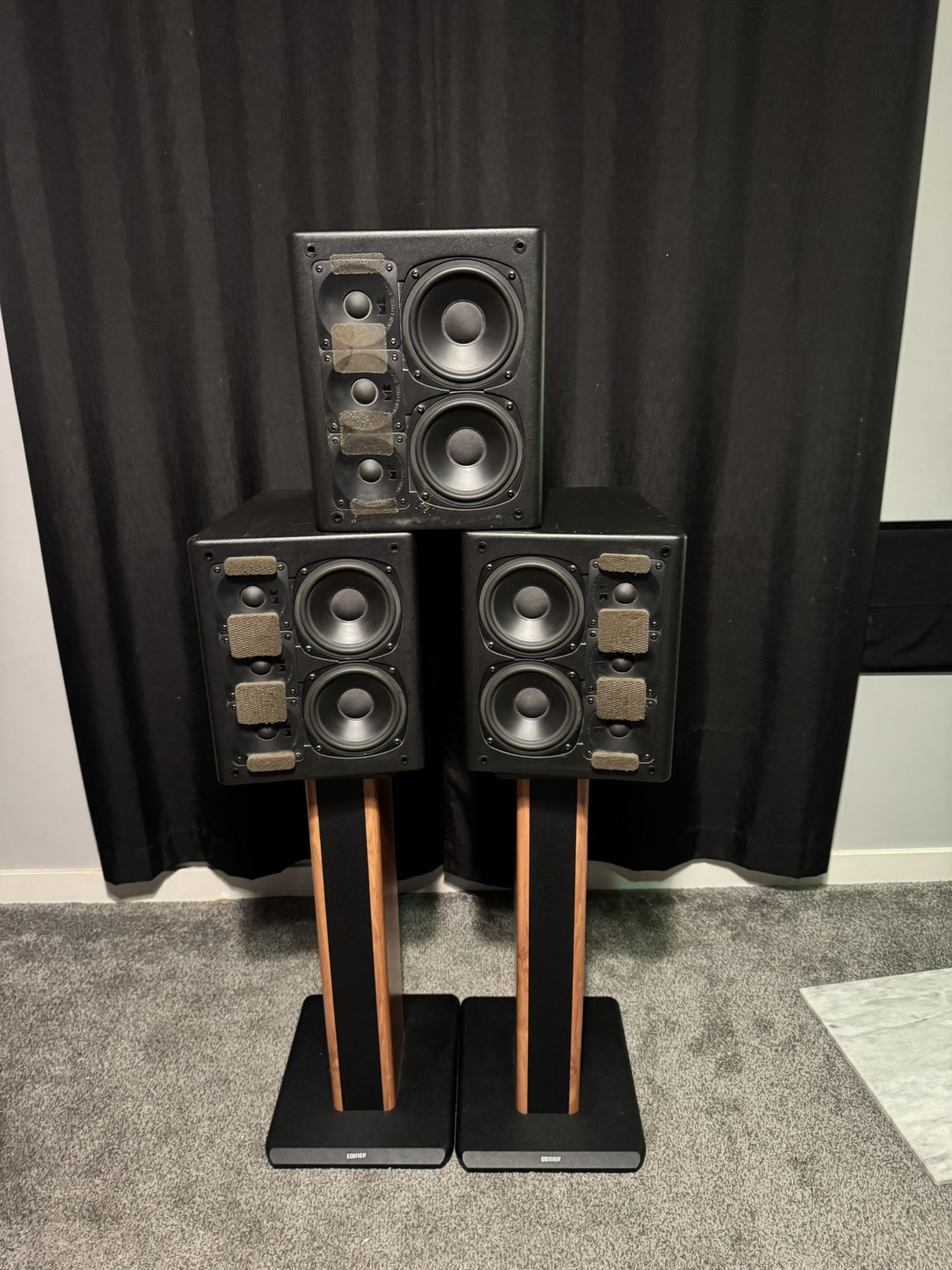 M&K s150 Thx L C R Front End Speaker Set