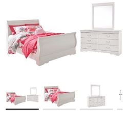 White Full Size Bedroom Set