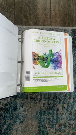 Algebra and Trigonometry by Sullivan