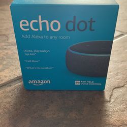 Amazon echo dot @Alexa to any room never opened brand new