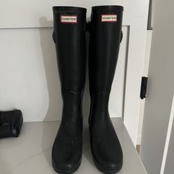 Women's Slim Fit Hunter Rain Boots Size 8 