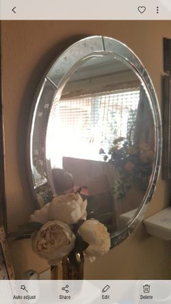 Large Round Mirror