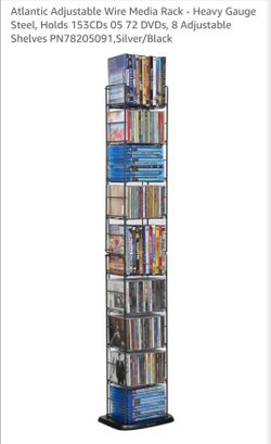 Brand-new Media Rack for CDs & DVDs