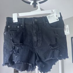 Vintage high rise denim shorts size: 8