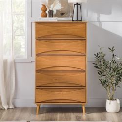 Tall Dresser With 5 Drawers 