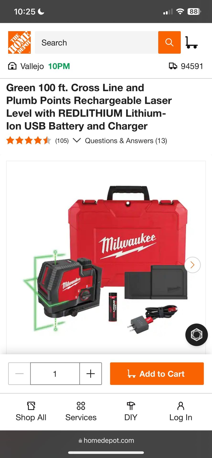 Milwaukee Green Laser Level