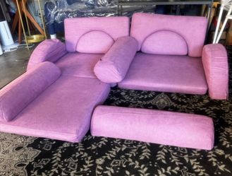 14 Piece Modular Kids Play Couch Foam Sofa purple