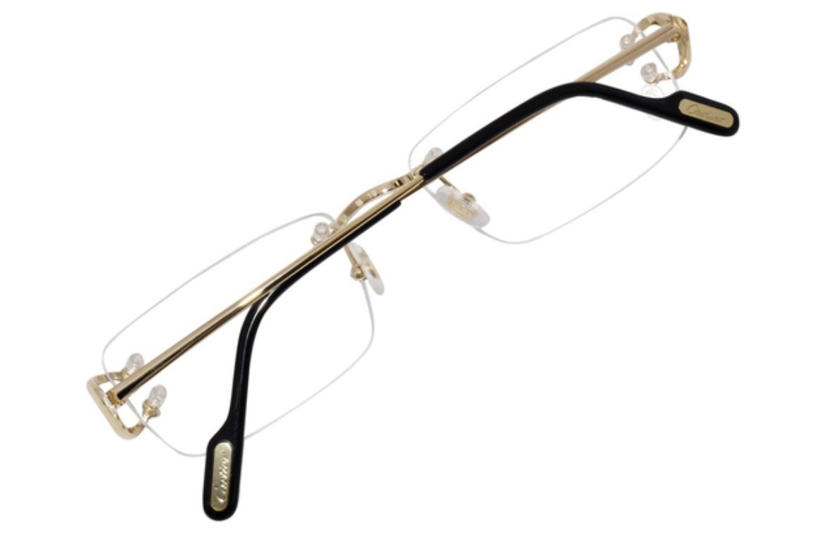 Cartier Core Range CT0344O Eyeglasses Rimless Rectangle Shape