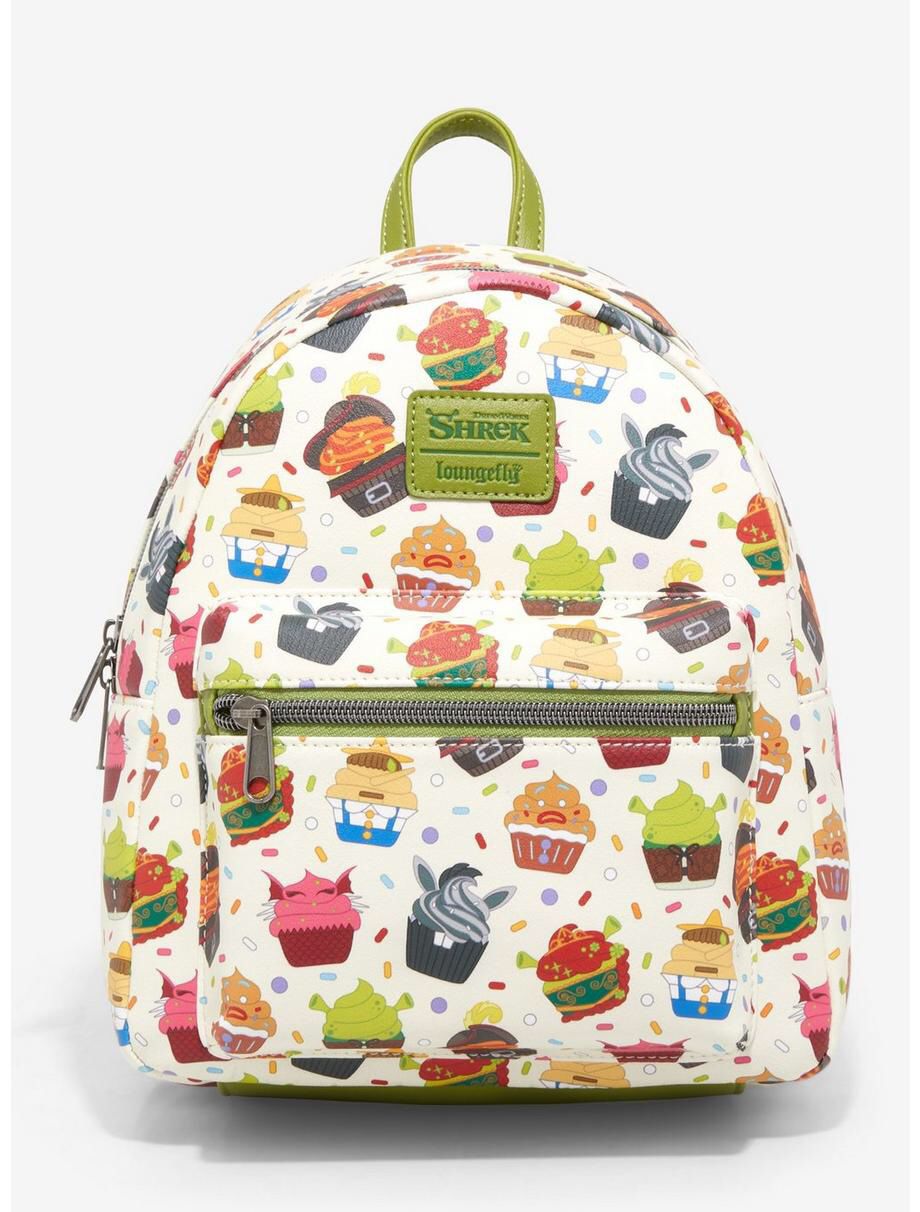 Brand New! Loungefly Shrek Cupcakes Mini Backpack