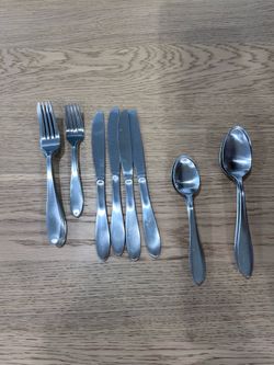 Cambridge stainless steel incomplete flatware set