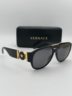 VERSACE MOD. 4371 POLARIZED SUNGLASSES WITH CASE USED