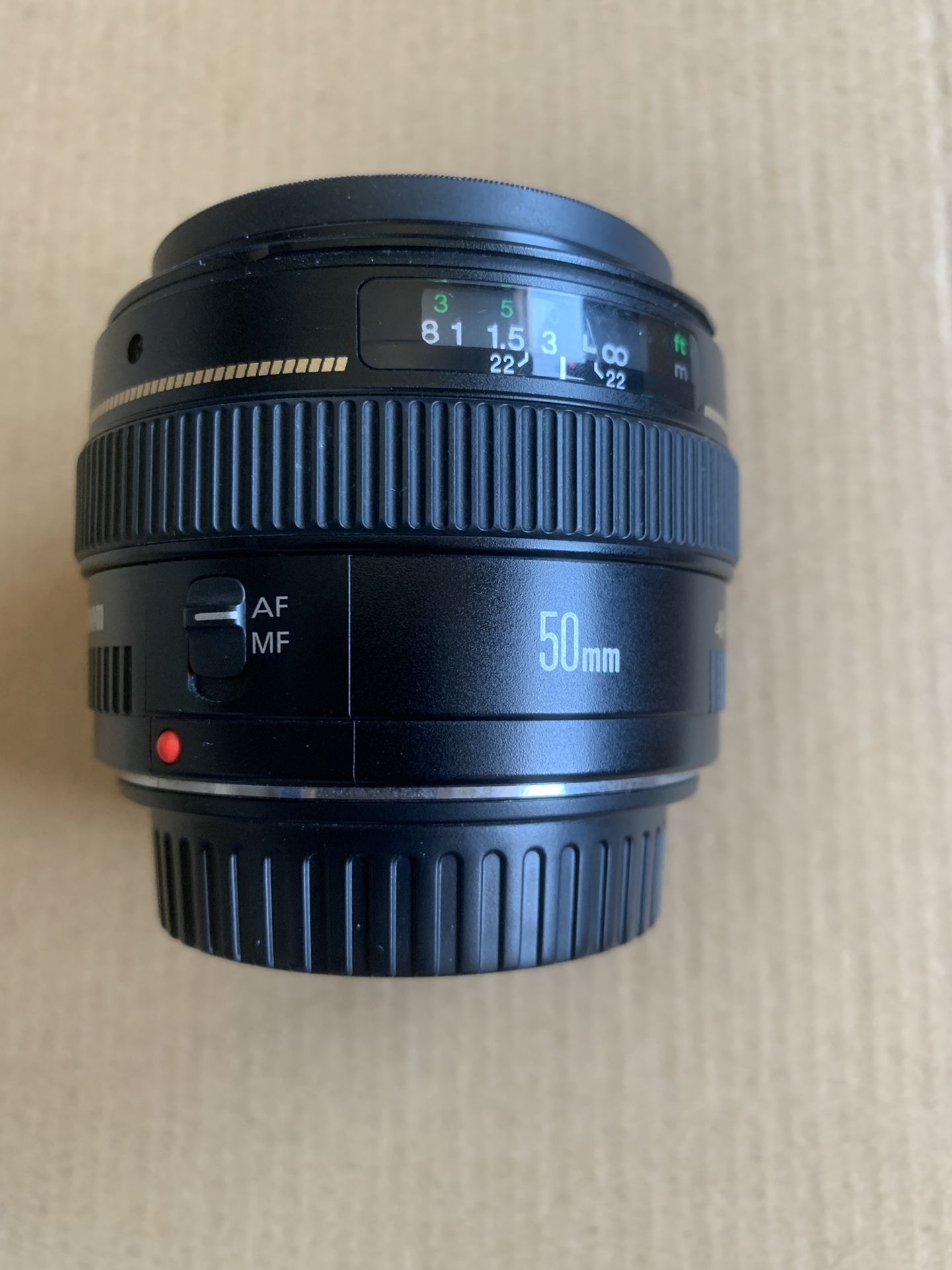 Canon 50mm f/1.4 camera lens
