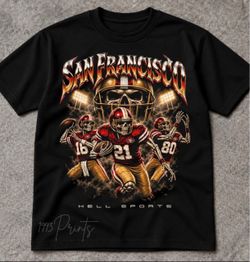49ers Skeleton Football shirt