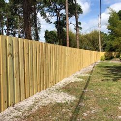 Wood Fence And Gate