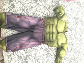 Hulk costume size toddler