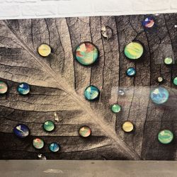Large Resin Art Print On Wood