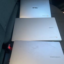 3 Laptops/chromebooks