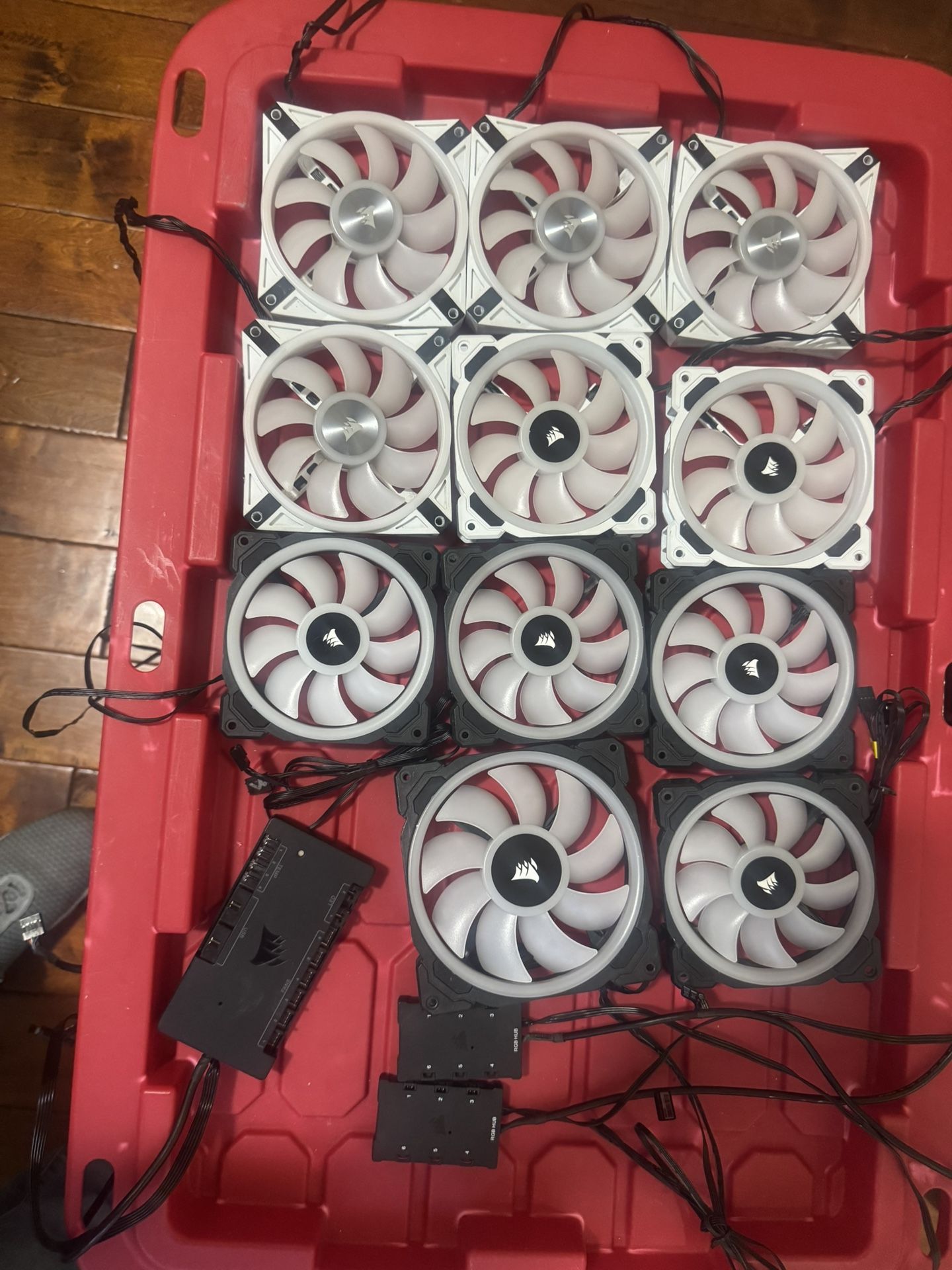 Corsair LL QL Fans Commander Pro And node