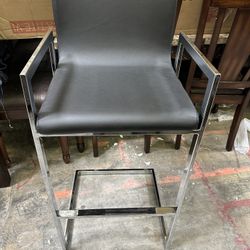 New Bar Height Black Stool 