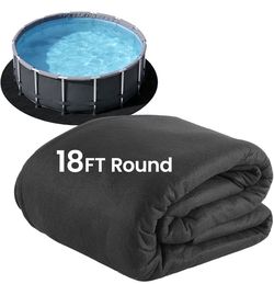 Poolvio 18/15ft Round Above Ground Pool Liner Pad