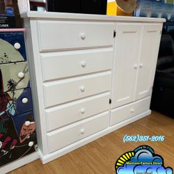 White Pinewood Baby Wardrobe Closet Ropero Nuevo Bonito 