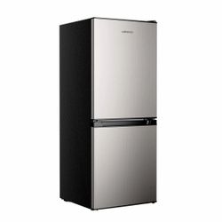 Upstreman Compact Refrigerator with Bottom Freezer