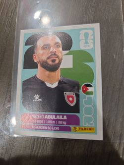 Panini FIFA Yazeed Abulaila Sticker Card