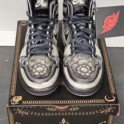 Nike Air Jordan 1 Zoom CMFT 2 Men’s Size 12 La Familia Dia De Muertos FQ8155-010 New in box