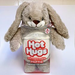 New Hot Hugs Brown Bunny Microwaveable Hottie