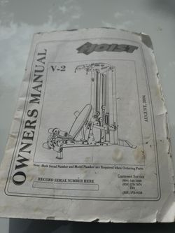 Hoist V2 2004 Universal Workout Machine