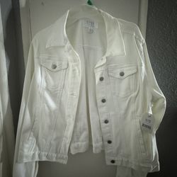 White Jean Jacket 