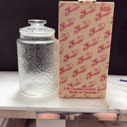 Princess House Fantasia Crystal Cookie Jar #569