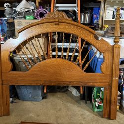 Lexington Wood Queen Bed Frame