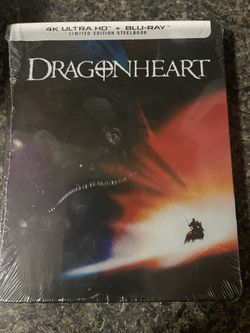 Dragon heart steel book 4k $25