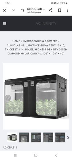 AC Infinity Grow Tent And Ventilation Fans. Premium Equipment 