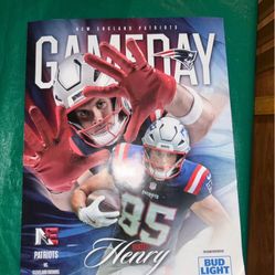 Patriots Vs Browns Program 