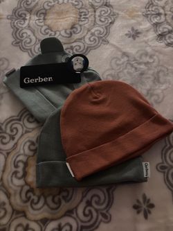 Gerber Baby Beanies 2-Pack 0-6months