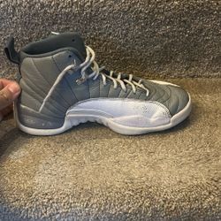 Jordan 12 Gray And White